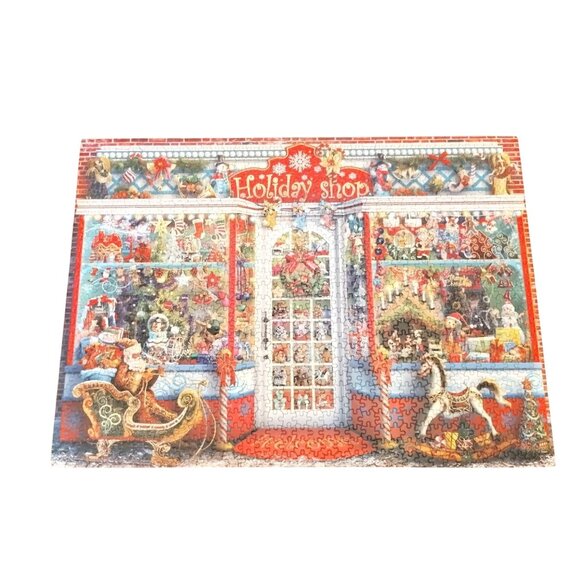 Ceaco Holiday Shop Christmas Window Display 1000 Piece Jigsaw Puzzle - Picture 5 of 9